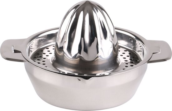 Urban Living Sinaasappelpers/citruspers - Handmatig - RVS - 16 x 10 cm - Handpers van Merkloos