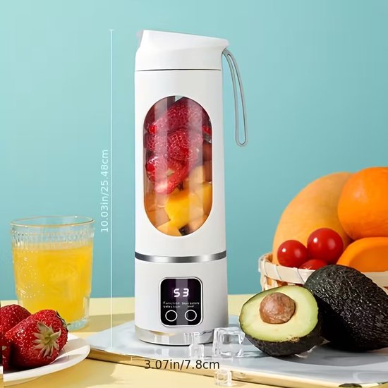 USB-oplaadbare Draagbare Blender / Sapmaker – Handheld & Snoerloosd van Merkloos