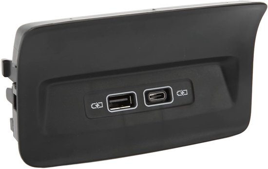 USB Oplaadpoort voor Achterbank, Vervangende Socket voor KODIAQ en KAROQ 2017+, Geschikt voor Auto's, Snelladen en Gebruiksgemak van Merkloos