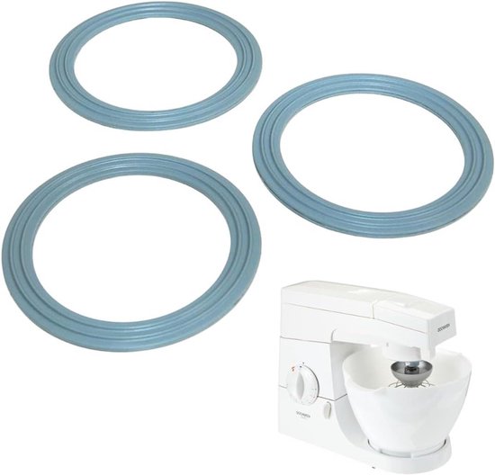 UTIZ Set van 3 afdichtringen (onderdeelnummer 650544) voor Kenwood Chef & Major Mixer Liquidisers A993 & A994 Food Blenders voor Kenwood KM200 (3X Seal)