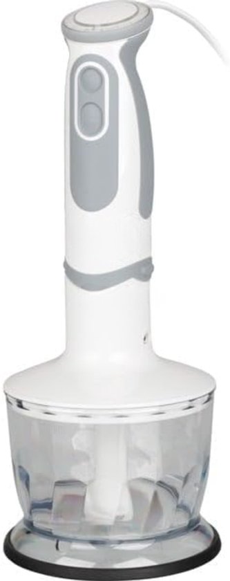 VALI® Staafmixer Set - 1000W - Met Hakmolenopstelling - Staafmixer - Wit - 6cm x 6cm x 40cm