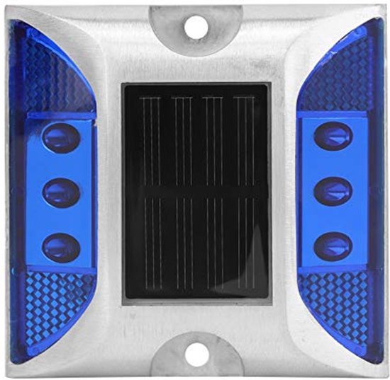 Van de duurzame LED-markeringslichten op zonne-energie, vloer, waterdicht, de Road Axis buitenlamp van de oprit, waterdicht (blauw) van Merkloos