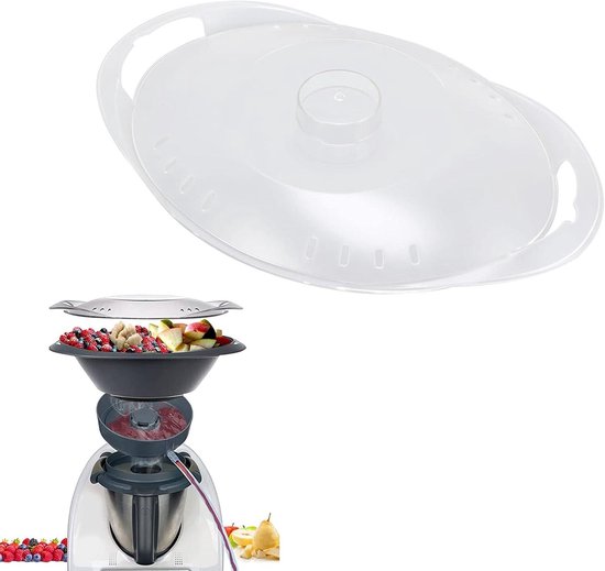 Varoma-deksel handig om te wassen - Hittebestendig ABS-stoompandeksel voor Thermomix TM6 TM5 TM31 . van Merkloos
