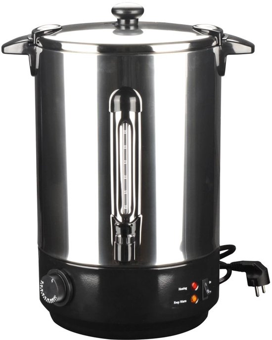 VDXL Glühwein ketel 2500 W 15 L roestvrij staal