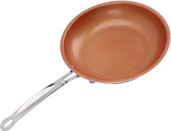 Veelzijdige 24 cm Koekenpan met Antiaanbaklaag, Lichtgewicht Aluminium, Makkelijk Schoon te Maken, Ideaal voor Koken en Bakken