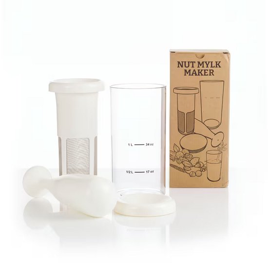 Vegan Milk Maker – Notenmelk Machine voor Soja, Amandel & Havermelk Thuis van Merkloos