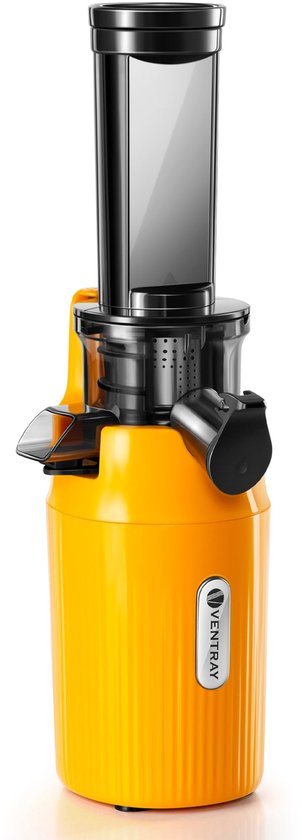 Ventray Essential Ginnie Juicer - compacte slowjuicer - geel van Merkloos