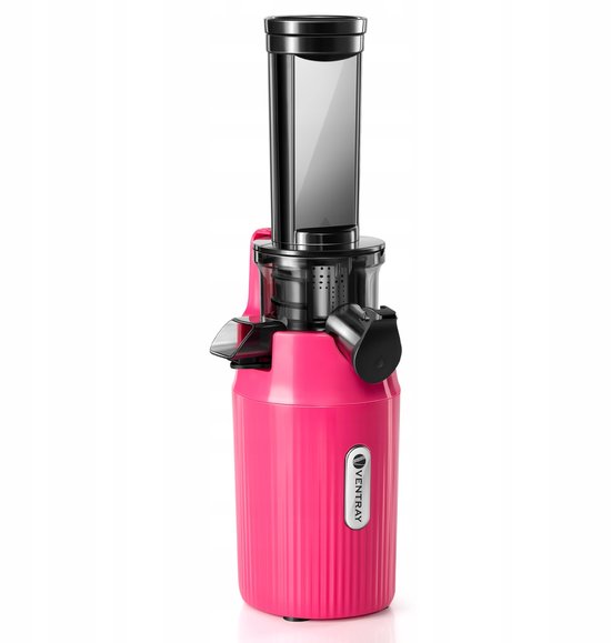 Ventray Essential Ginnie Juicer - compacte slowjuicer - roze van Merkloos