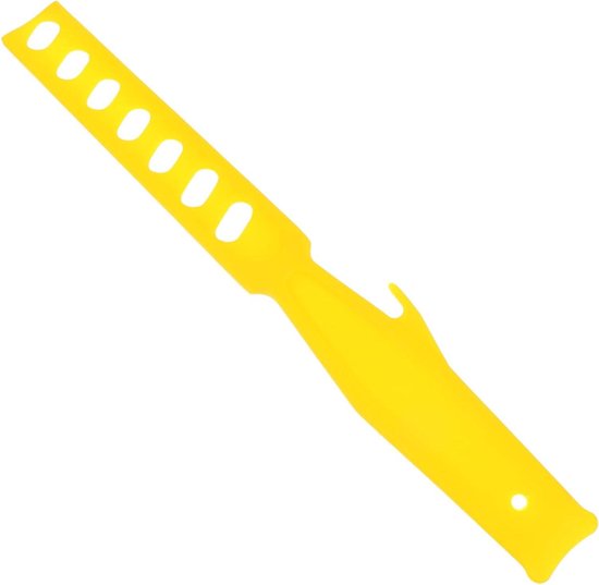 Verf Roerstaaf - Mengstaaf Roerhout - Verf Mengen - Herbruikbaar Plastic - 28 cm - Geel