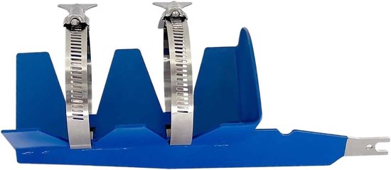 Verf Shaker - Verf Roerder - Verf Mengen - Dubbele Bevestigingsbanden - 21.8 x 6.8 x 6 cm - Roestvrij Staal