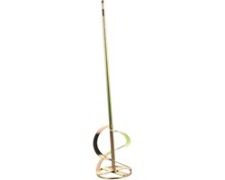 Verfmixer Opzetstuk - Boormachine Mixer Betonstaaf - Verf Mengen - Eenvoudig te Reinigen - 48.5x10.5cm - Goud