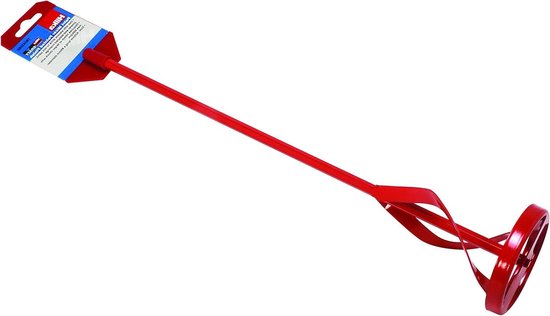 Verfmixer - Roerstaaf - Mengen van materialen - Voor boormachine - 42 cm - Zilver van Merkloos