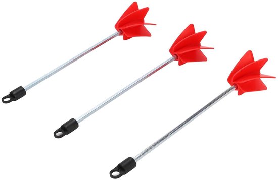 Verfmixer Set - Roerder Opzetstuk - Verf Mengen - Efficiënt Spiraalontwerp - 3 Stuks 29cm - Metaal