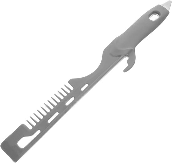 Verfroerstaaf - Mengstaaf Kleuren - Verf Mengen - Verlengde Handgreep - 35 cm - Grijs