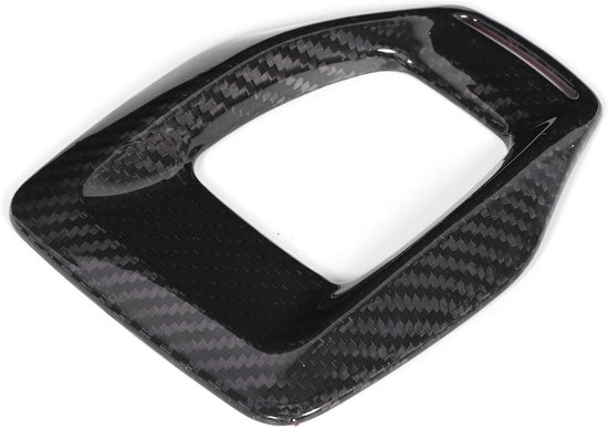 Versnellingspookpaneelafdekking van Koolstofvezel voor Stelvio 2020, Glanzend, Duurzaam en Eenvoudig te Installeren, Perfecte Pasvorm en Stijlvolle Upgrade van Merkloos