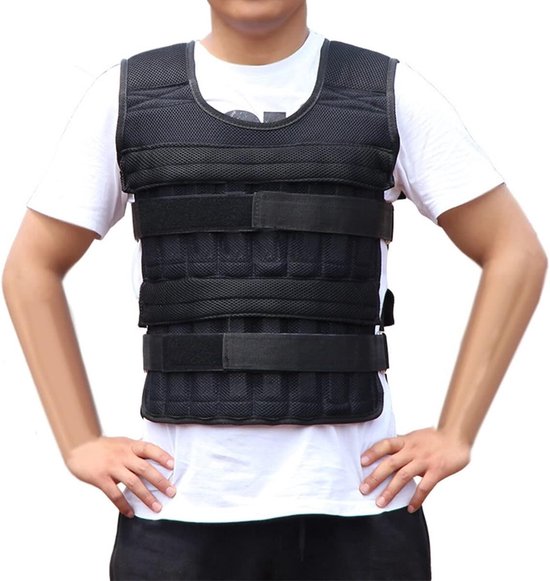 Verstelbare 15kg Gewichten Vest voor Krachttraining en Fitness voor Mannen en Vrouwen, Ideaal voor Thuis en Buiten Training van Merkloos