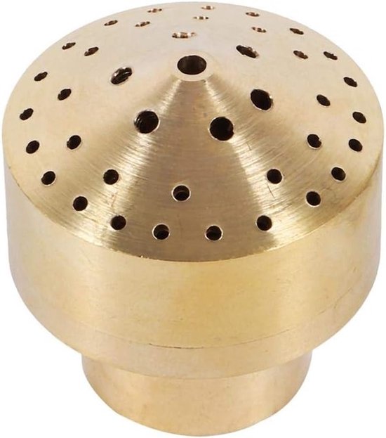 Verstelbare Messing Fonteinspuitkop voor Tuin, Vijver en Speeltuin - Diverse Maten Beschikbaar van Merkloos