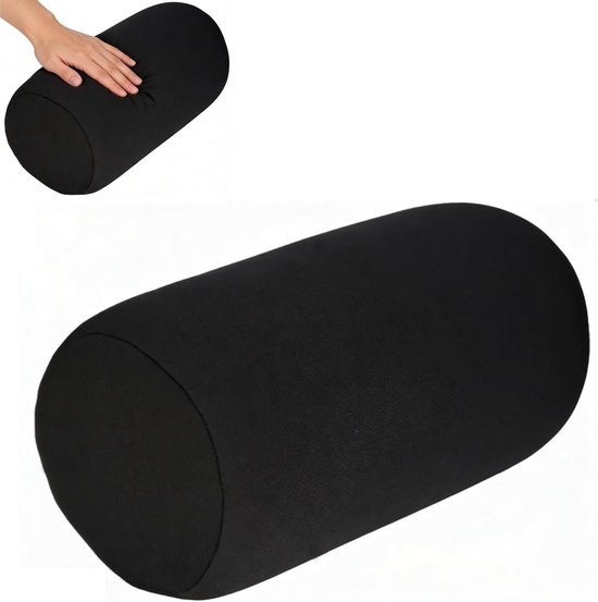 Verstelbare Neksteun Kussen voor Thuis en Reizen - Rond Kussen voor Cervicale Ondersteuning, Comfortabel en Flexibel Bead Kussen van Merkloos