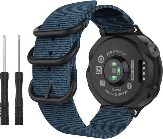Verstelbare Nylon Vervangband voor Garmin Forerunner 235, 220, 230, 620, 630 en 735XT - Comfortabele en Duurzame Sporthorlogeband voor Actieve Gebruikers van Merkloos