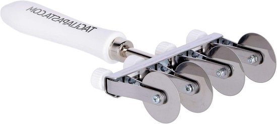 Verstelbare Pasta Cutter - Deegsnijder Ravioli - Snijden van Pasta - 4 RVS Wielen
