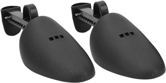 Verstelbare schoenenspanner set van sterk plastic en metaal voor leren, sportieve en casual schoenen voor heren en dames van Merkloos