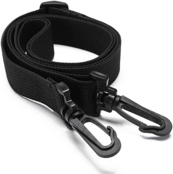 Verstelbare Schouderband met Sterke Metalen Haak, Duurzame Geweven Strap, Comfortabel en Universeel Vervangstuk voor Diverse Tassen van Merkloos