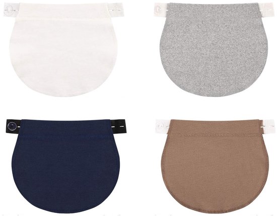 Verstelbare Tailleverlenging voor Zwangerschapsbroeken, Elastische Band voor Comfort tijdens de Zwangerschap, Ideaal voor Groeiende Buiken van Merkloos