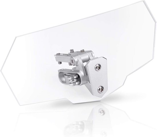 Verstelbare Windschermverlenging voor Motoren - Universele Winddeflector voor Bescherming tegen Wind en Weersinvloeden van Merkloos