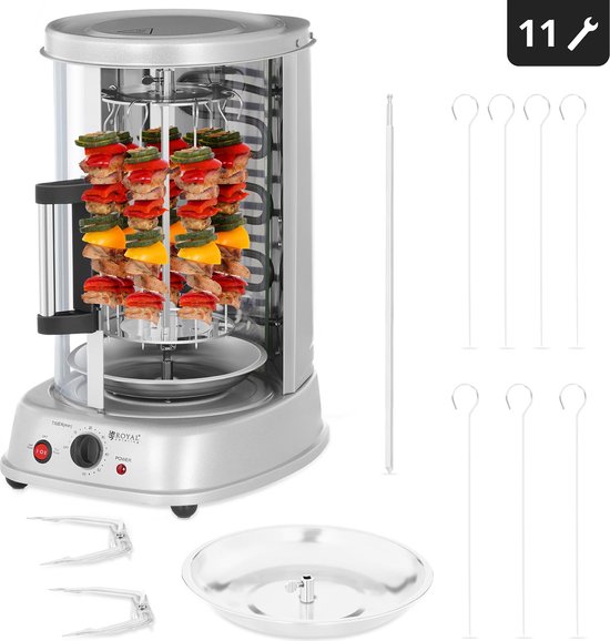 Verticale grill - 3-in-1 - 1.500 W - 21 L - Royal Catering