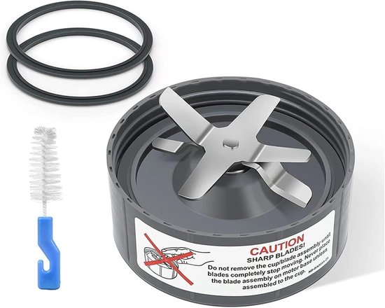 Vervangend Blendermes - Reserveonderdeel Mixer - Smoothies Maken - Roestvrij Staal - 600/900 Watt van Merkloos