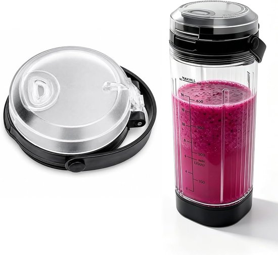 Vervangend deksel voor Ninja Blast - 18 oz mengkom - duurzaam en schokbestendig - ideaal voor je blender - ShopVlot