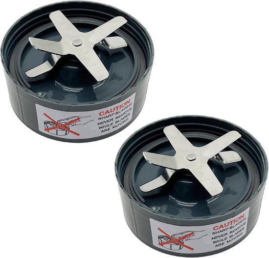 Vervangend Kruisblad Voor Blender Extractor - Compatibel met 600W & 900W Mixers - 2 Stuks van Allimity