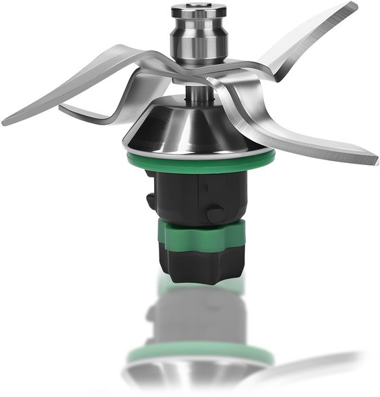 Vervangend Mes RVS Geschikt voor Thermomix TM7, TM6 & TM5 van MMOBIEL - Vervangend Mixmes voor Soepen, Smoothies, Deeg & Meer - Gelijkmatige Resultaten - Voor Thermomix Keukenmachines