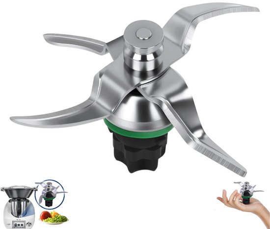 Vervangend mes voor keukenmachine - reserveonderdelen en vervangende accessoires - Zilver - Universele messenset voor TM5/TM6 - Universele messenset voor TM5/TM6 - Vervangende mengbladen voor het TM5/TM6 keukenmixmes van Merkloos
