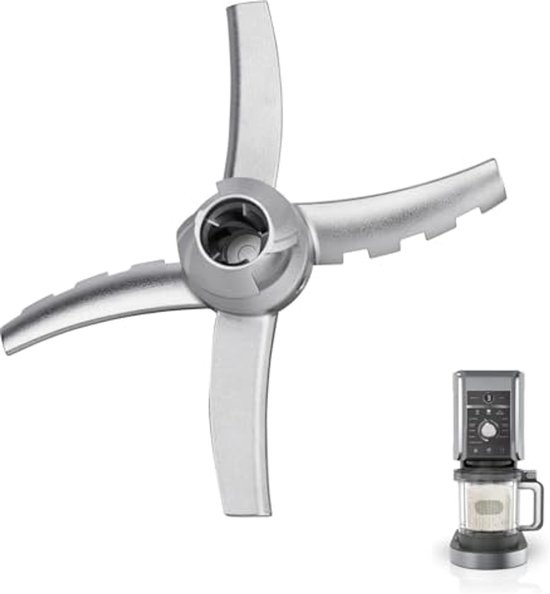 Vervangend peddelmes voor ijsmachine - roestvrijstalen mengmes voor optimale bereiding van Merkloos