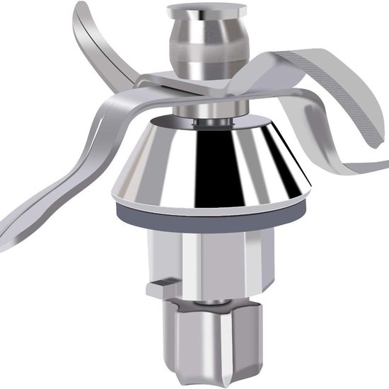 Vervangend roestvrijstalen mes voor de Vor-Werk Thermo-Mix TM31 roestvrijstalen keukenmachine- met ring van Vorwerk