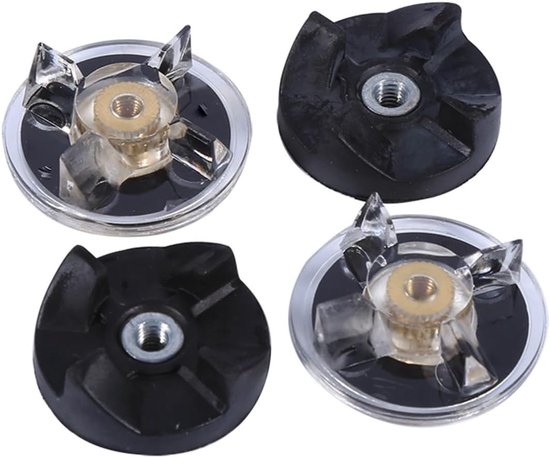 Vervangende 2 Basis Tandwielen en 2 Rubber Mes Tandwielen voor 250W Juicer - Reserve Onderdelen en Accessoires