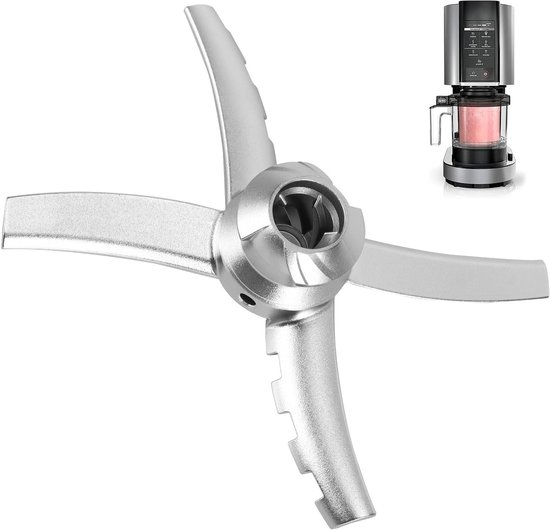 Vervangende accessoires voor ijsmachine, roestvrijstalen onderdelen voor Ninja Creami NC500, NC501 en NC500C, perfect voor ijsliefhebbers