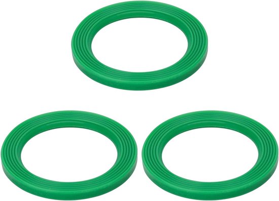 Vervangende afdichtring voor Thermomix TM5 TM6 - Set van 3 - Silicone mengmes accessoires voor keukenmachines van Merkloos