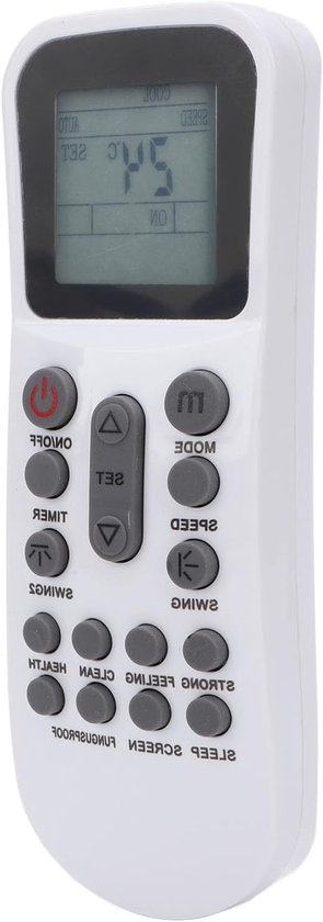 Vervangende Afstandsbediening voor Airconditioner - Compatibel met Aux Modellen YKR K 204E, YKR K 002E en YKR K 001E - Gebruiksvriendelijk en Functioneel Accessoire voor Thuiscomfort van Merkloos