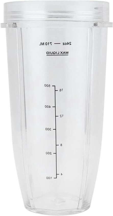 Vervangende Beker 24oz voor Nutri Ninja 1000W Blender - Blender Cup Container - Accessoires Keukenmachine van Merkloos