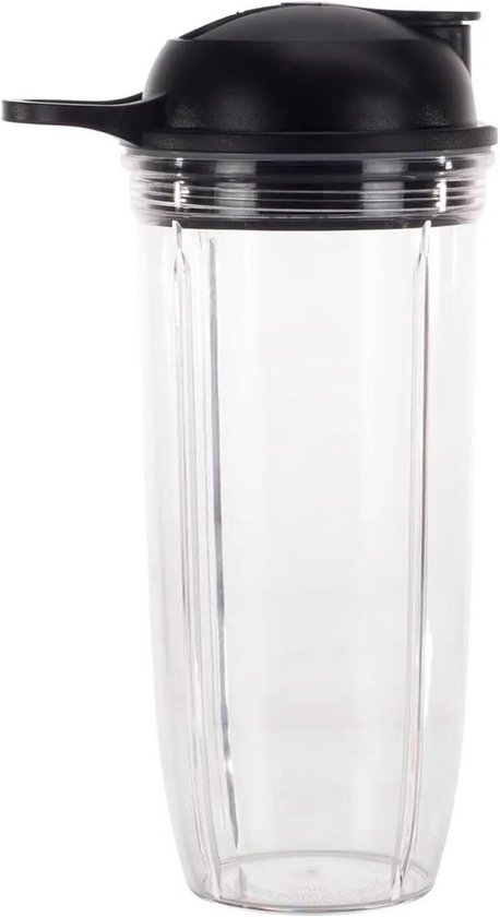 Vervangende Beker en Deksel - Reserveonderdelen Blender - Smoothies Maken - BPA-vrij Plastic - 32 Ounces - Transparant