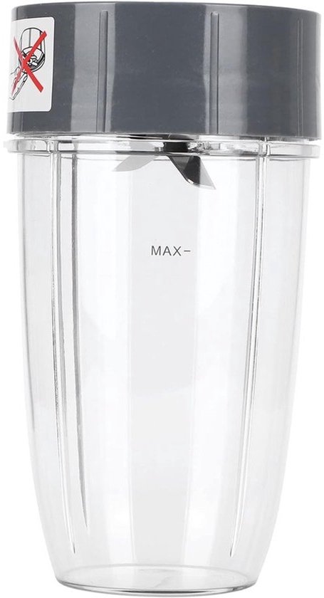 Vervangende Blender Beker - Reservebeker Mixerset - Smoothies Maken - Voedselveilig ABS Roestvrij Staal - 24 OZ - Transparant