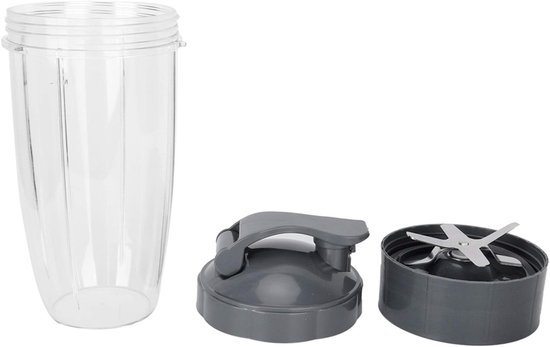 Vervangende Blender Cup van 32OZ met Clamshell Flip Lid - Perfect als Juicer Accessoire en Blender Onderdelen voor Smoothies en Sap