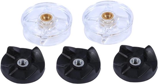 Vervangende Blender Onderdelen - 2 Base Gear en 3 Blade Gears - Geschikt voor 250W Juicer van Merkloos