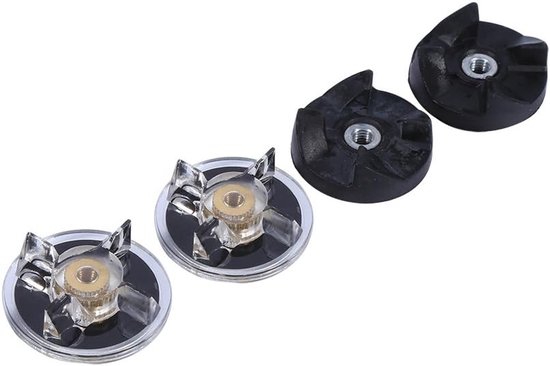 Vervangende Blender Tandwielen, 2 Basis- en 2 Rubber Messen Tandwielen, Geschikt voor 250W Blenders en Keukenmachines
