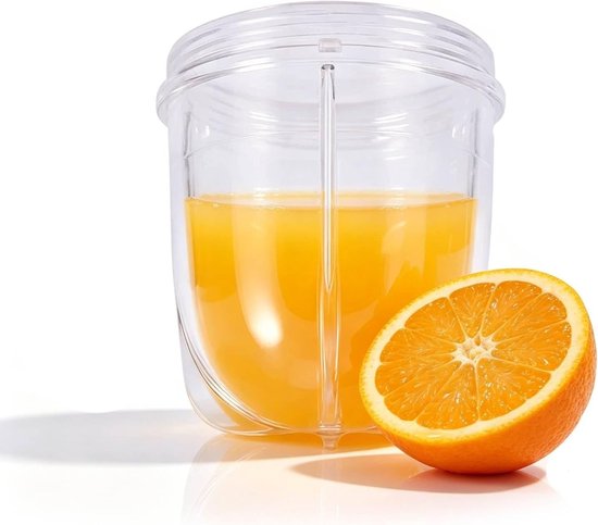 Vervangende Blenderbeker, 8x14.8cm, Transparante Hoge Mok, Draagbare Fruitblender, Accessoires voor Smoothies en Sappen
