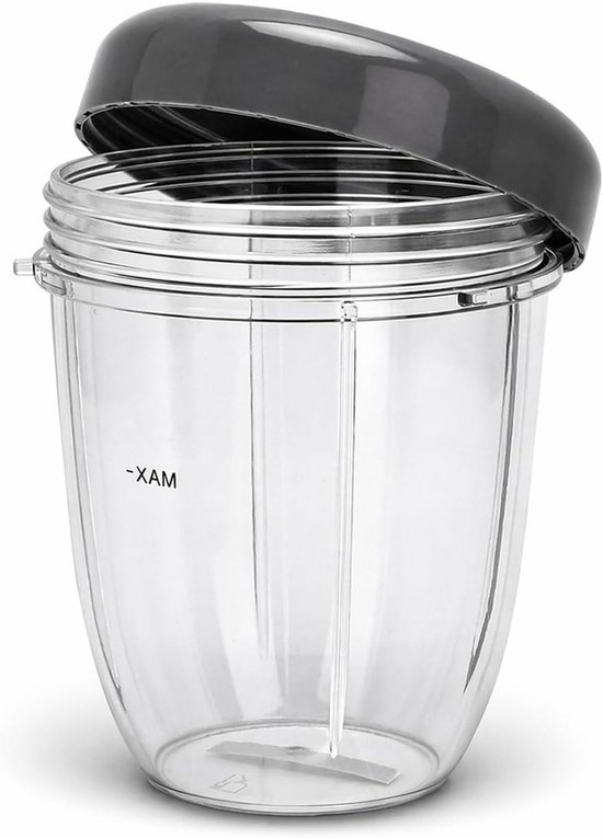 Vervangende Blenderbeker 900W - 32oz Grote PC Beker met Deksel, Voedselveilig ABS, Vaatwasserbestendig, Ideaal voor Smoothies en Sappen van Merkloos