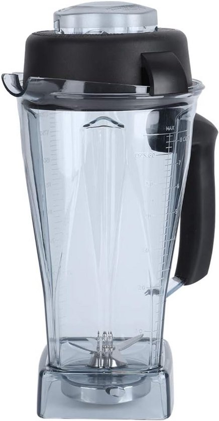 Vervangende Blenderbeker Mes en Deksel voor Krachtige Blenders van Merkloos