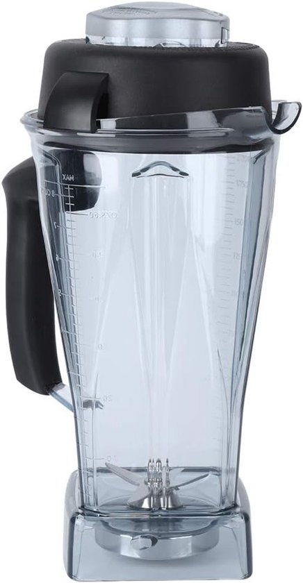 Vervangende Blenderbeker met Deksel en Mes voor Vitamix - Blenderaccessoires in Rood en Transparant, 1.03 kg van Merkloos